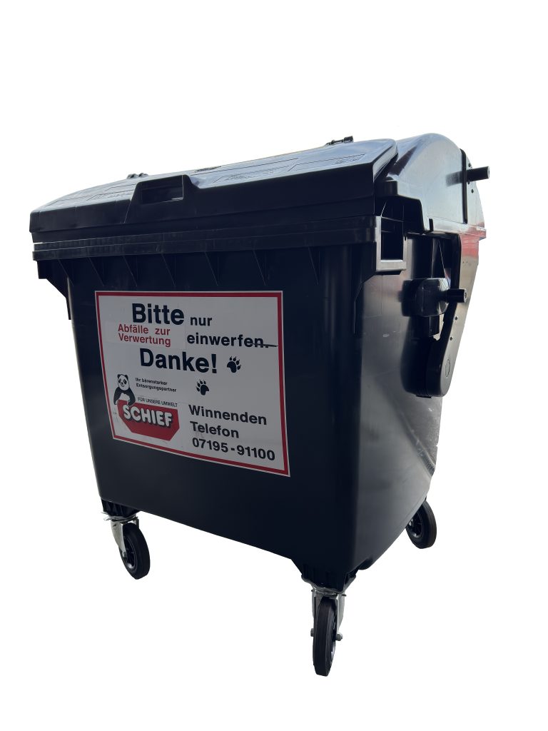 Umleerbehälter 0,77 und 1,1 cbm​